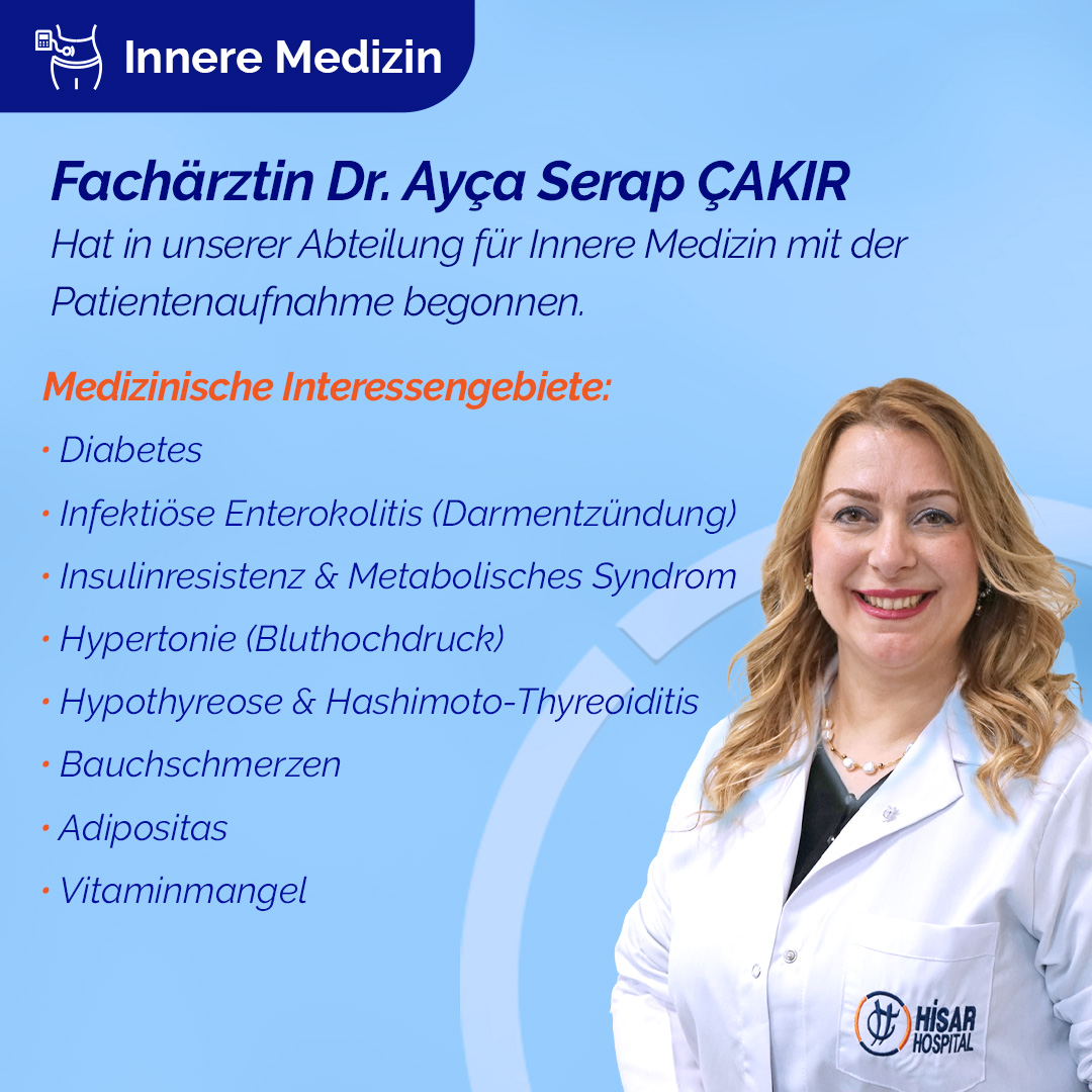 Uzm. Dr. Ayça Serap ÇAKIR – de